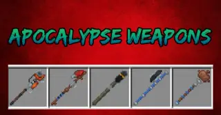 Apocalypse Weapons Beta Add-on for Minecraft