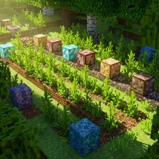 Minerals in Plants Addon for Minecraft