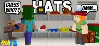 Hats, Helmets and Head Gear Addon for Minecraft