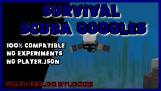 Survival Scuba Goggles V0.1 Addon for Minecraft