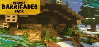 Bedrock Barricades Pack Addon for Minecraft