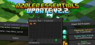 Azalea Essentials V2.2 Beta 8 Addon for Minecraft