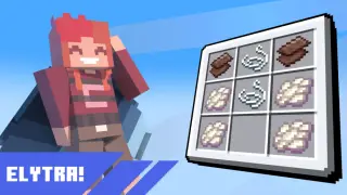 Crafting Elytra 1.21 Addon for Minecraft