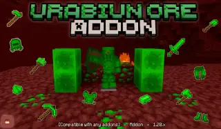 Uranium Ore Addon for Minecraft