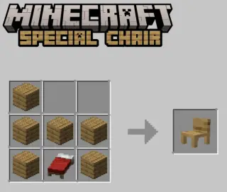 Special Chair Addon for Minecraft