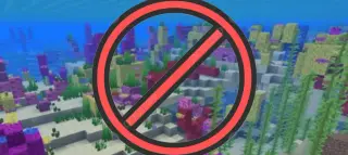 No Touching Water Addon for Minecraft