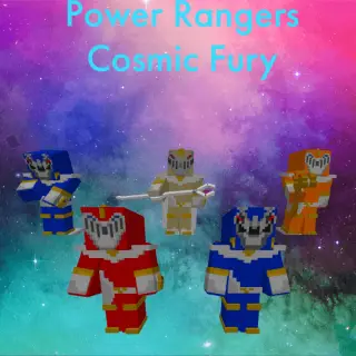 Power Rangers Cosmic Fury Addon for Minecraft