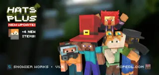Hats Plus Addon for Minecraft