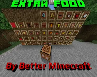 Extra Food addon for Minecraft