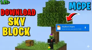 SkyBlock Origins — Do Nada ao Fim Map for Minecraft