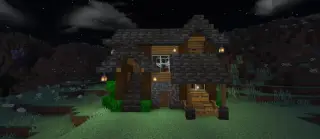 Japanese Mountain House Map for Minecraft