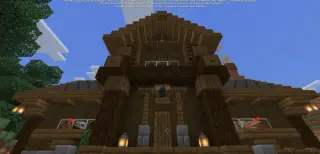 Peaceful Spruce House Map for Minecraft