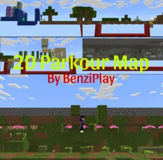 2D Parkour Map for Minecraft
