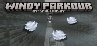 WINDY PARKOUR Map for Minecraft