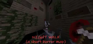 Night Walk: A Short Horror Map for Minecraft