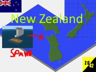 New Zealand Map for Minecraft