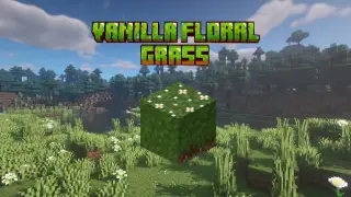 Vanilla Floral Grass Texture Pack for Minecraft