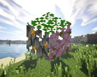 Vanilla Floral Bushy Leaves Texture Pack for Minecraft