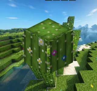 Vanilla Floral Cactus Texture Pack for Minecraft