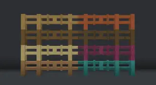 Stripped Fences Texture Pack for Minecraft
