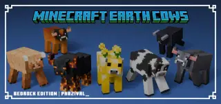 Minecraft Earth Cows texture pack for Minecraft