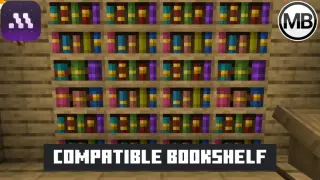Compatible Bookshelf Texture Pack for Minecraft