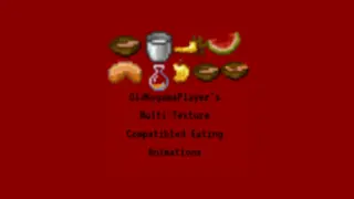 OldKogamaPlayer's Multi-Texture Compatibled Eating Animations Texture Pack for Minecraft