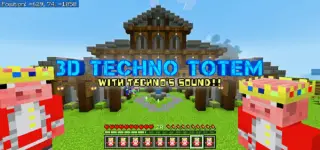 3D Techno Totem Texture Pack for Minecraft