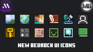 New Bedrock UI Icons Texture Pack for Minecraft