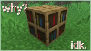 Loss Bookshelves Texture Pack for Minecraft