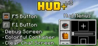 HUD+ V3 Texture Pack for Minecraft