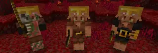 Wide Piglin Helmets Texture Pack for Minecraft
