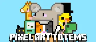 Pixel Art Totems Texture Pack for Minecraft