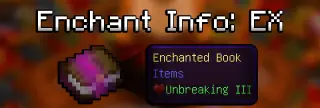 Enchantment Info: Extended Texture Pack for Minecraft