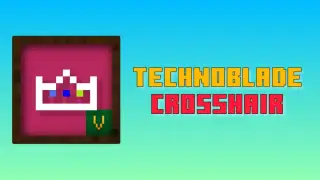 Technoblade Crosshair texture pack for Minecraft