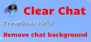 Clear Chat texture pack for Minecraft