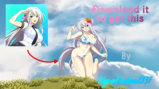 Rossweisse Anime Sky Texture Pack for Minecraft