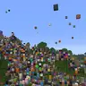 Minecraft, But It Rains Random Blocks..