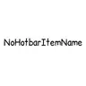 NoHotbarItemName