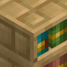 Chiseled Bookshelf 3D