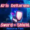 Kris Deltarune Sword + Shield Resource Pack