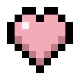 Light Pink Hearts (Monochrome)