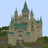 Unstable castle panoroma & splash text
