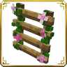 Jacob's 3D Ladder with Flowers (Pink)