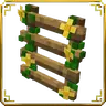 Jacob's 3D Ladder with Flowers (Yellow)