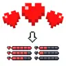 Hearts to Health Bar !