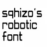 Sqhizo's Robotic Font