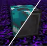 Fake netherite cyan terracotta