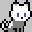 White cat totem