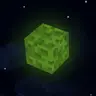 Green 3D Moon